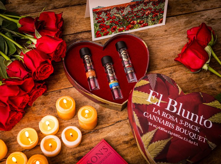 La Rosa Heart Shaped Box | Holds 3 El Blunto La Rosa 1g Units (Empty)