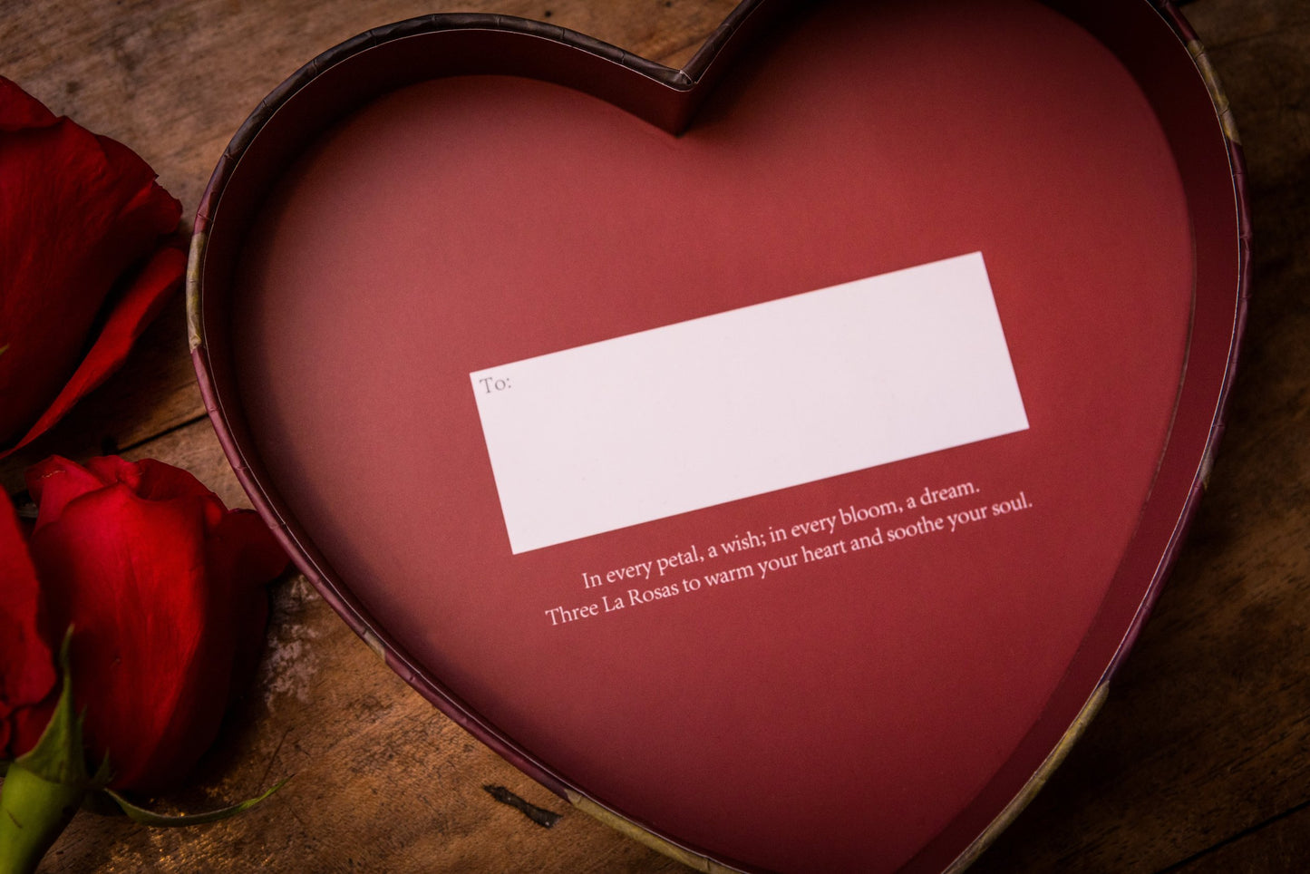 La Rosa Heart Shaped Box | Holds 3 El Blunto La Rosa 1g Units (Empty)