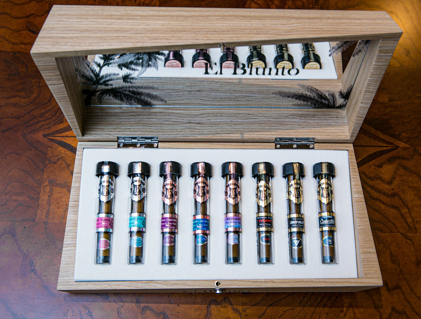 El Blunto White Wood Humidor (Empty)