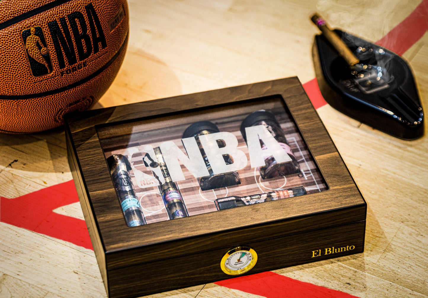 Limited Edition: El Blunto Specialty Basketball Humidor (empty)