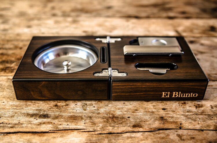 El Blunto Cannagar Ashtray - Walnut